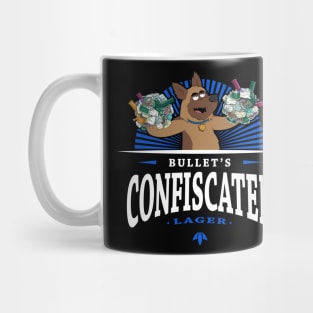 Bullet's Confiscated Lager Paradise PD Mug